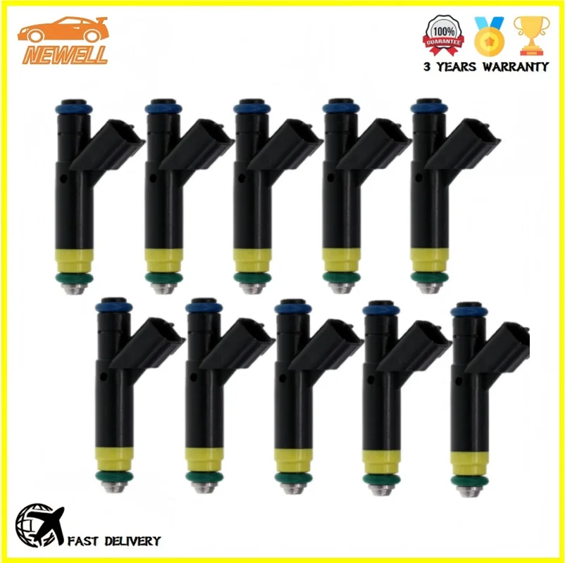 

10pcs 822-11197 BC3E-CA Fuel Injector For Ford E-450 Super Duty F-250 F-350 F-450 F53 F-550 F59 F650 BC3E-9F593-CA