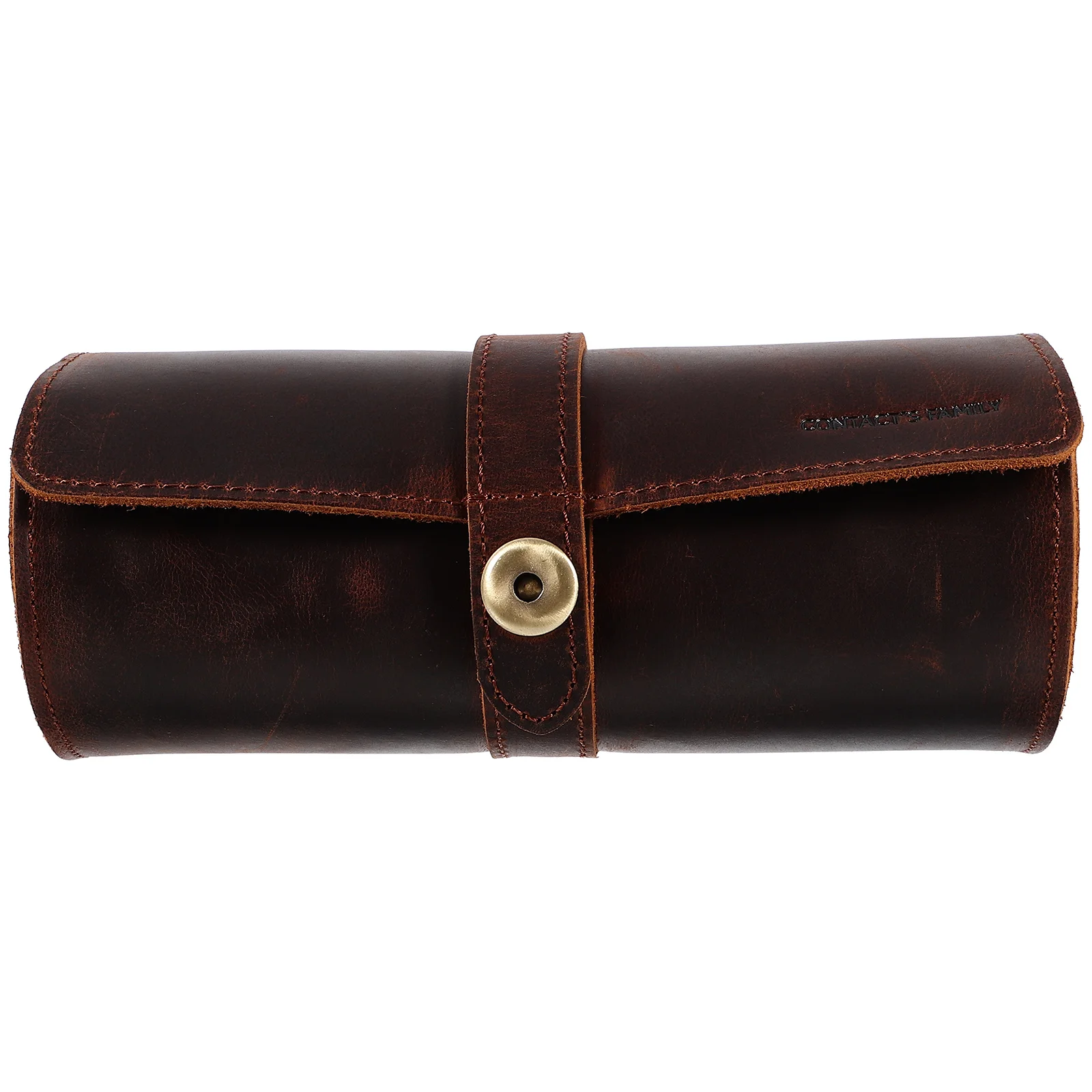 

3 Compartment Watch Case Watch Roll for Travel Home Office Use Scratch Resistant Organizer for Men and Women