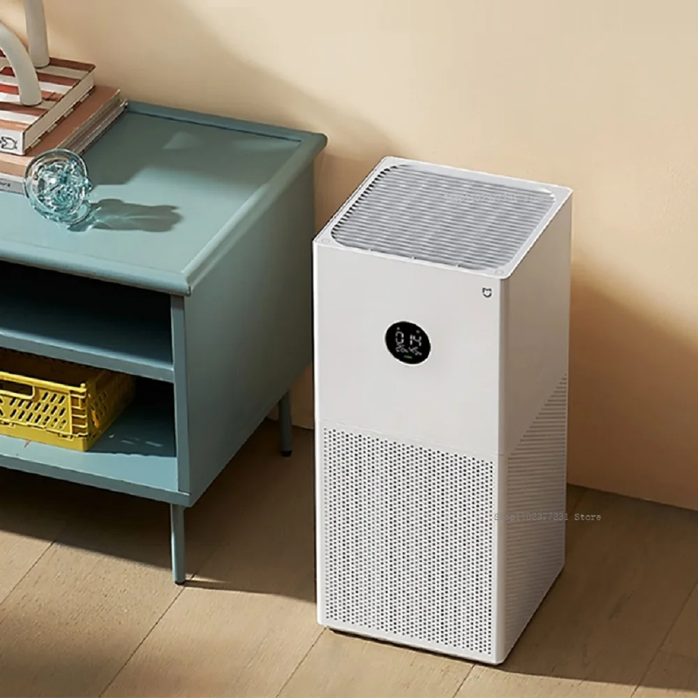 جهاز تنقية الهواء الذكي XIAOMI MIJIA 4 Lite شاشة LED لتنقية إزالة الديهايد مؤين الهواء المنزلي 35.8 ديسيبل (أ) تطبيق MI منخفض الضوضاء