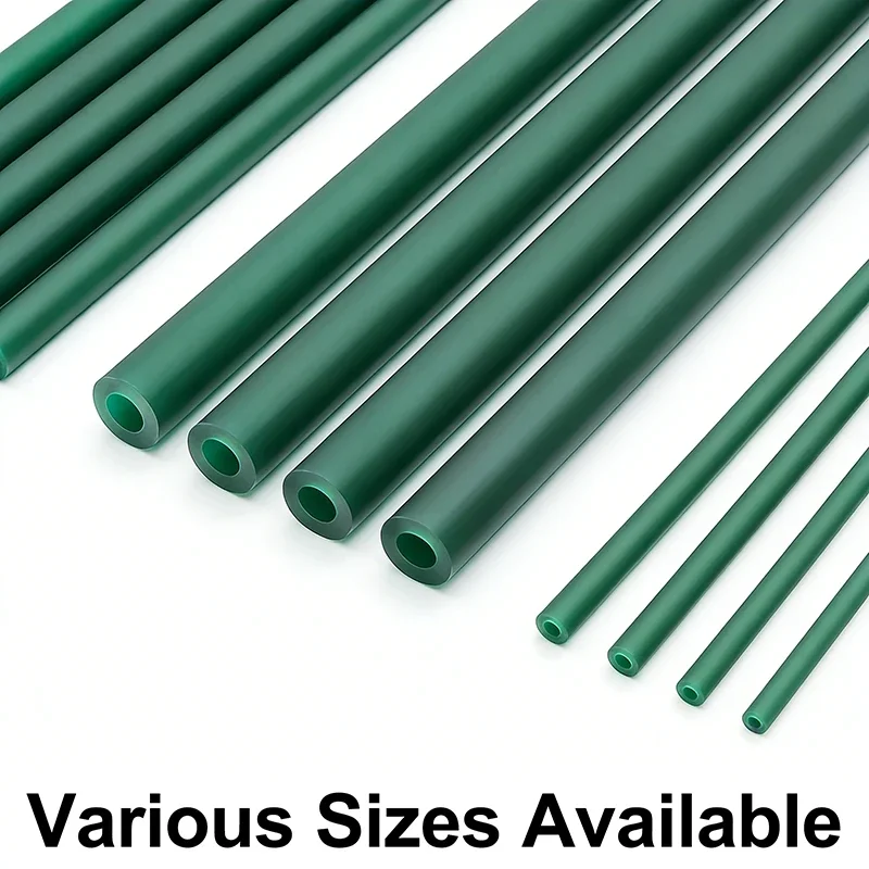 Tubo in Lattice Naturale ad Alta Elasticità Verde Ghiaccio, Cinghia di Tensione Antigelo 1.6X3.2 1.6X3.6 2X4 3X6 3X7 4X8mm per Fionda e Catapulta