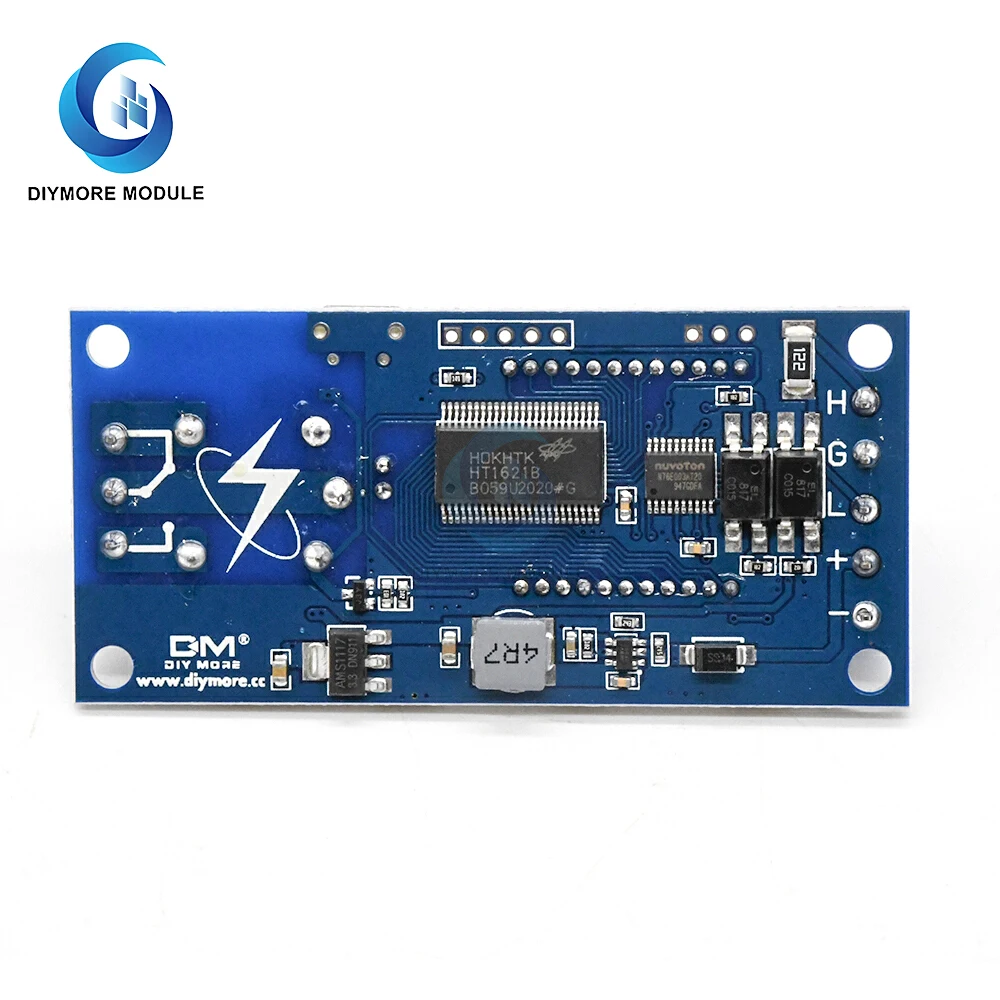 Module de relais temporisé à écran LCD DC5-30V avec MICRO USB