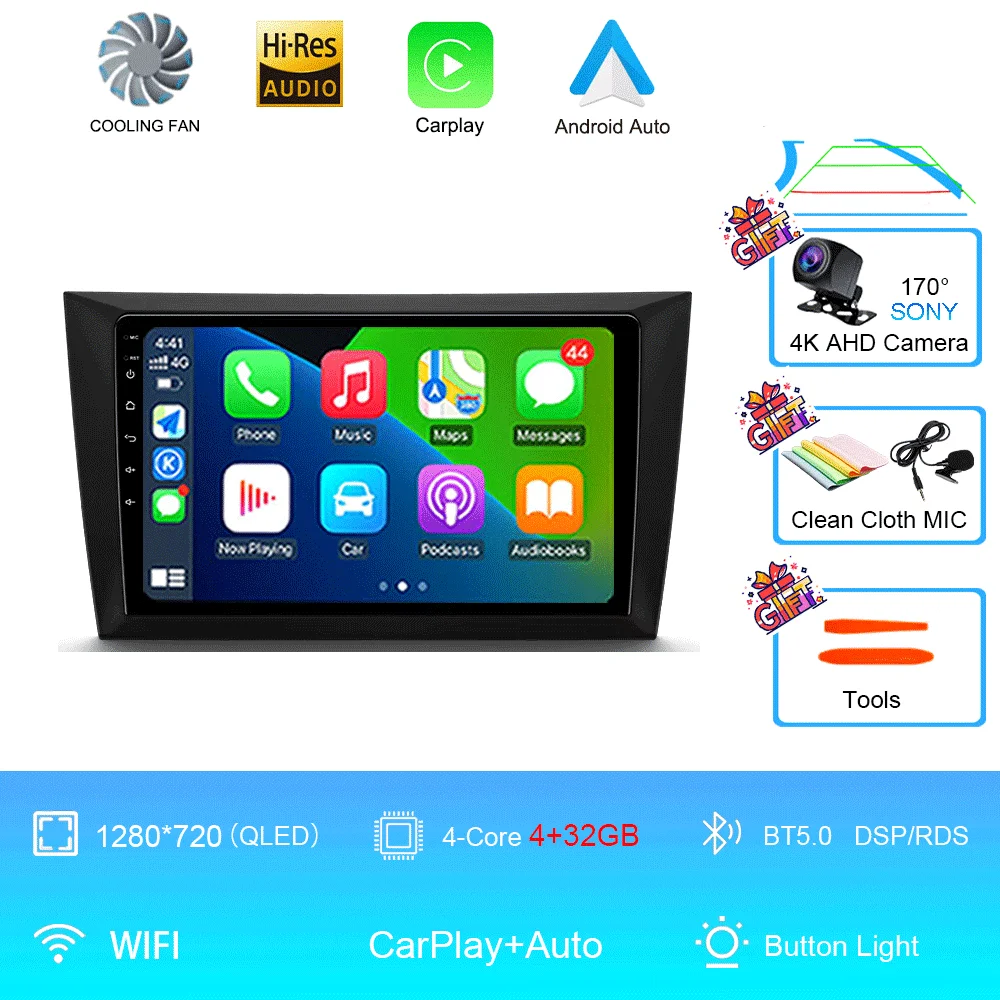 Android 16 autoradio voor Volkswagen VW Golf 6 MK6 GTI 2008-2016 draadloze Carplay autoradio multimediasysteem 4G DSP 2 Din