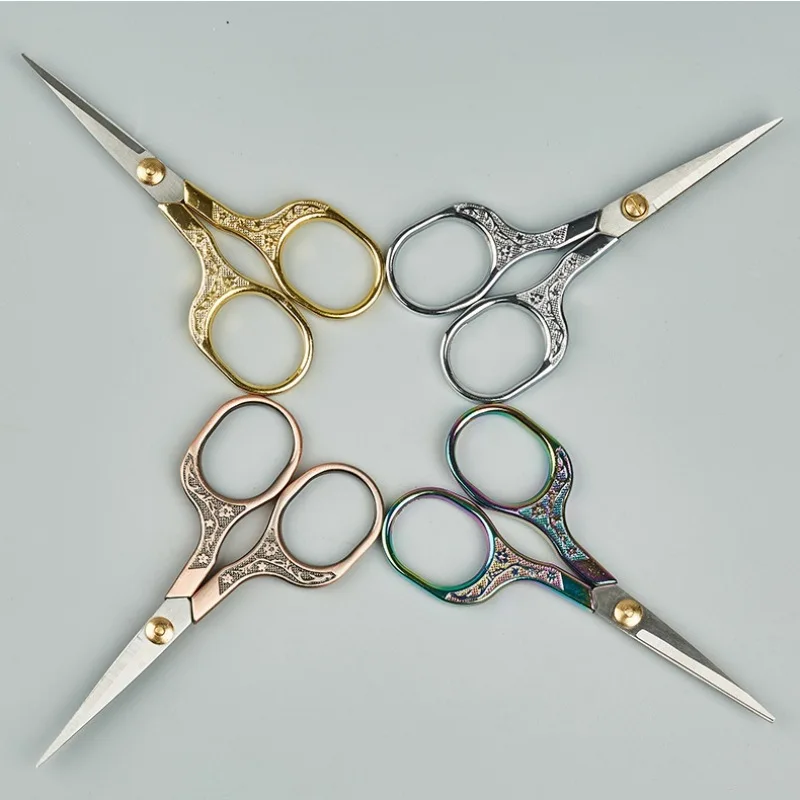 Precision Durable Stainless Steel Scissors Makeup Eyelash Trimmer Facial Hair Remover Multifunctional Beauty Makeup Care Tool