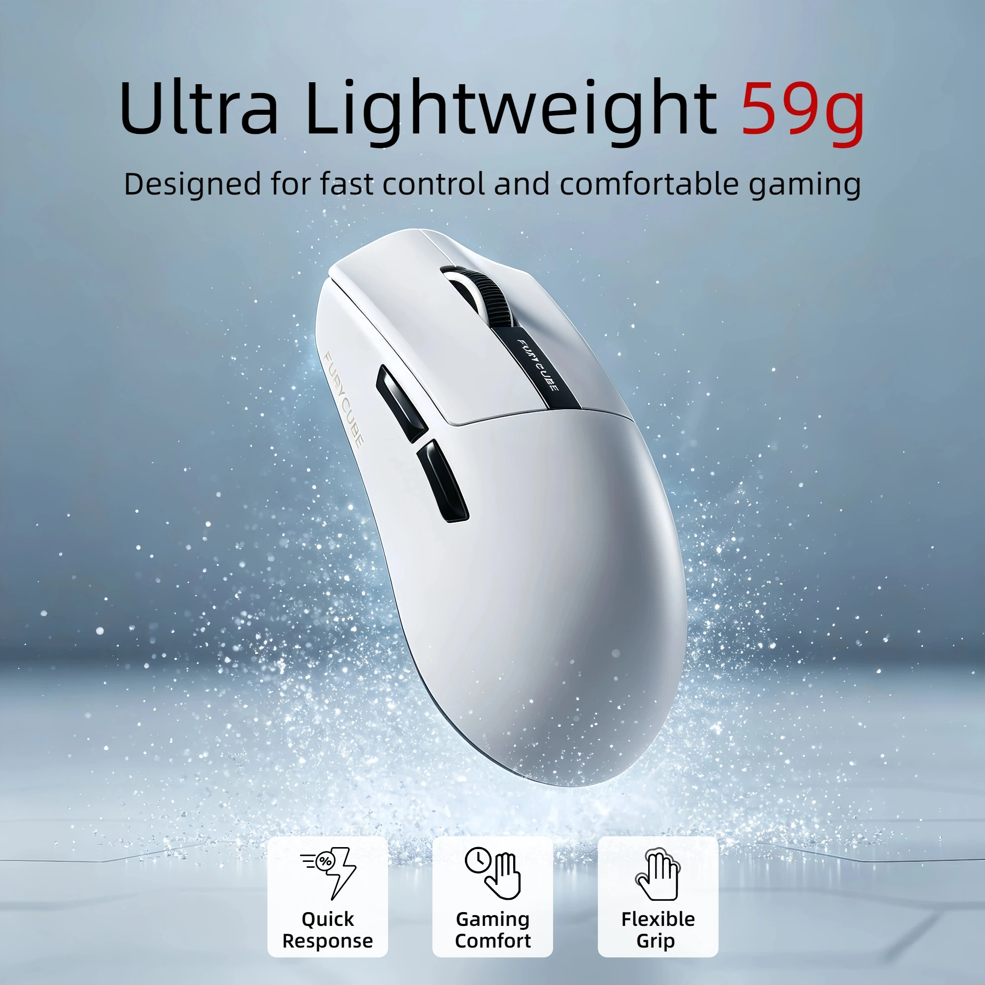 超軽量ゲーミングマウス ワイヤレス 59g 12000DPI - Esports Gaming Station のレビューと価格