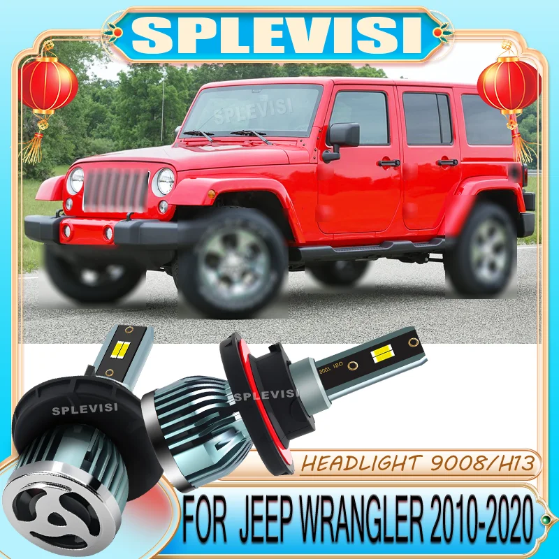 

LED Headlight Waterproof Simple Setup Night Driving High-Performance 9008 For Jeep Wrangler 2010-2020 2011 2012 2013 2014 2015