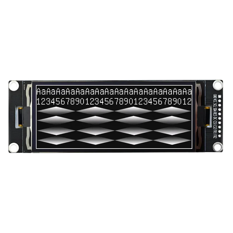 3.83 Inch Oled Display 132X320 Resolutie Spi Interface Ssd1320 Drive Seriële Scherm 16 Graden Grijze Schaal Verstelbare 10pin