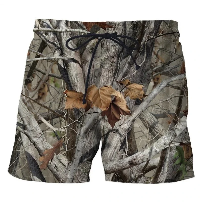 Camouflage 3D Printed Men Beach Shorts Hot Sale Casual short Personality Cool Sports Outdoor Camo Board Short pant