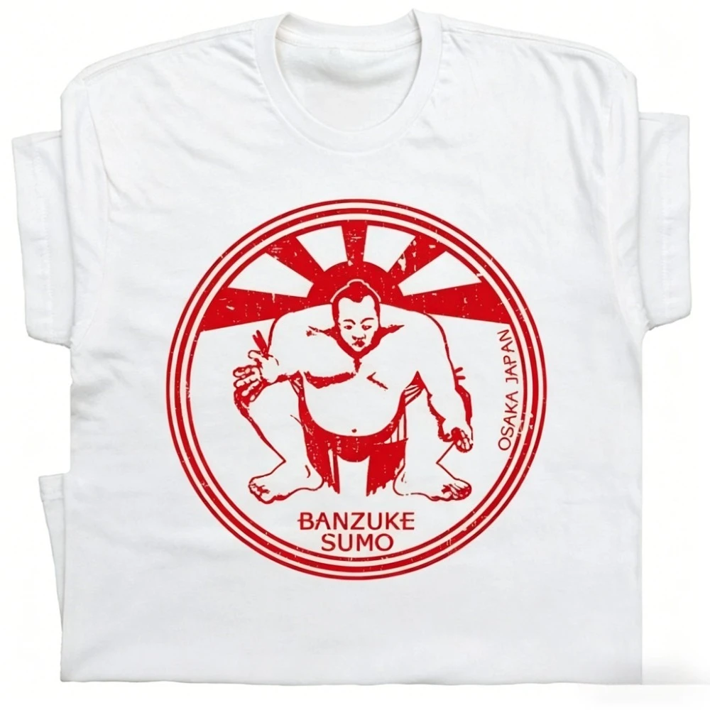 Sumo Wrestling T Shirt Sumo Shirts Japan Tops Vintage Samurai Tees Vintage Wrestling Shirt Japanese Fight Club Clothes