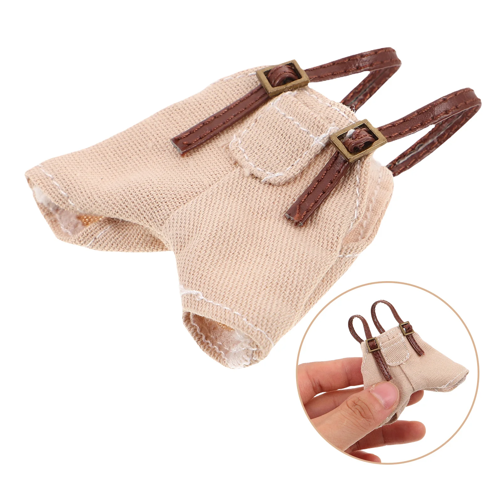 

Dress Up Clothes Mini Denim Overall Outfit For Diy Stuffed Animal Kids Girls Fashion Accessories Playtime Gift