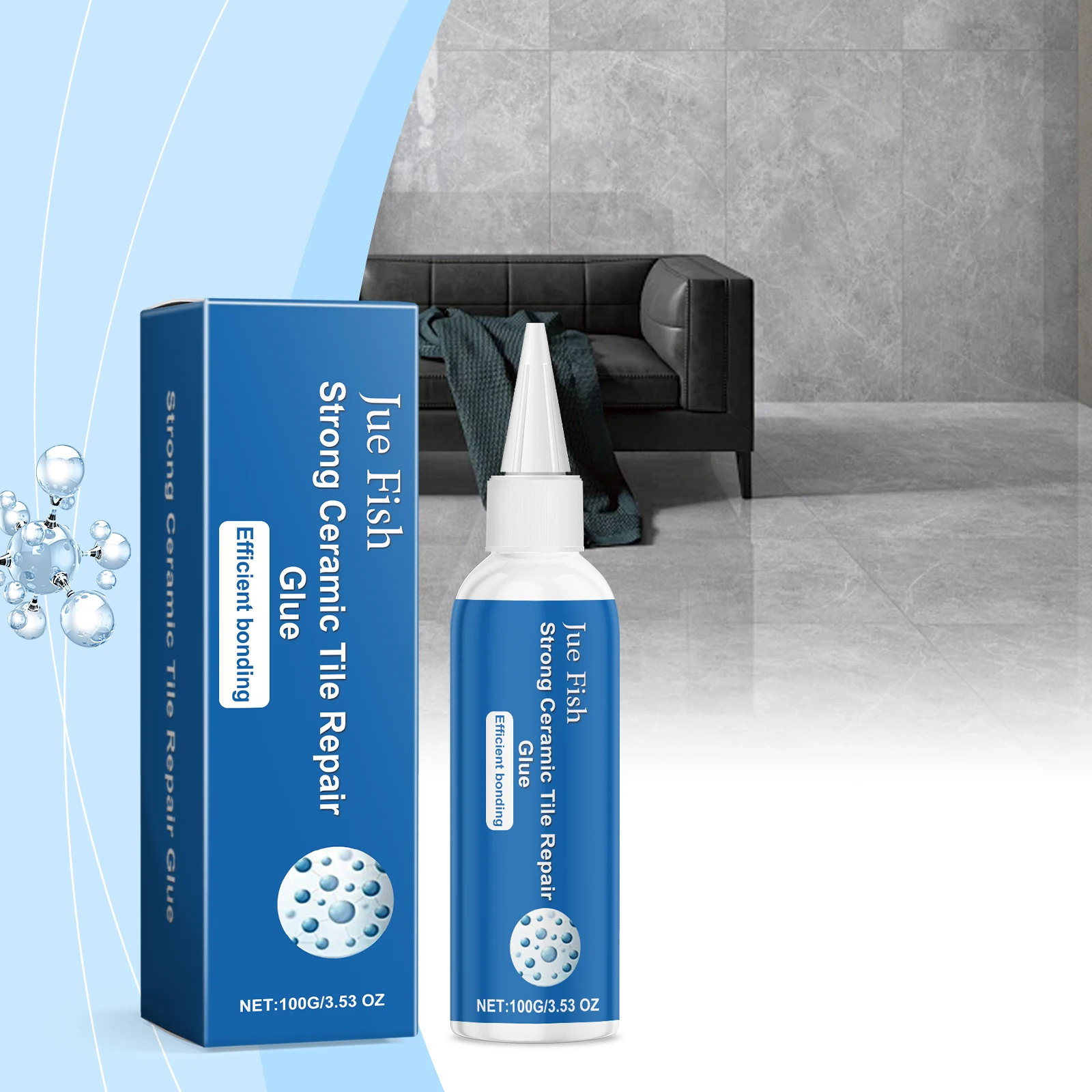 Marble Floor Tile Repair Paste Furniture Pit Broken Crack Adhesive Paste for Home Maintenance And Renovation