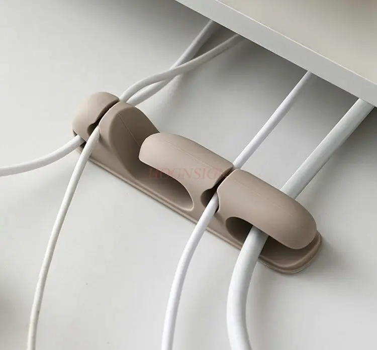 

2pcs Desktop cable organizer, mobile phone charging cable, data cable organizer, wiring fixture, storage, power harness