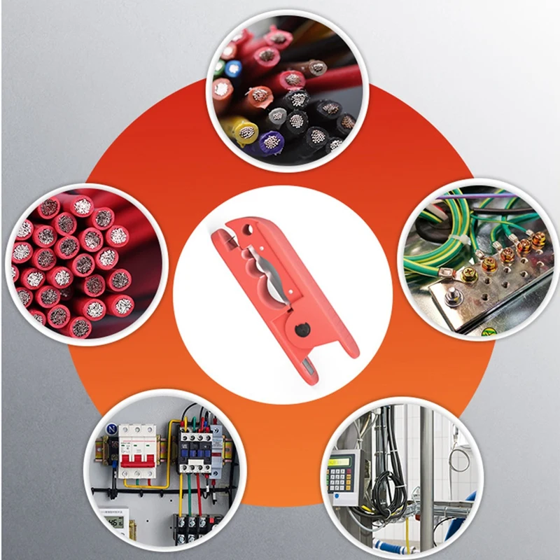 

2-пакетный инструмент для зачистки круглых проводов, многофункциональный инструмент для зачистки проводов Klein, красный