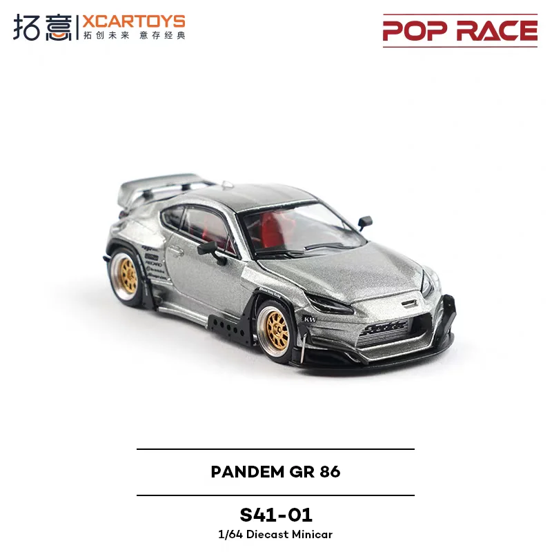 XCARTOYS 1:64 Toyota GR86 Pandem Wide Body Kit Alloy Diecast Model