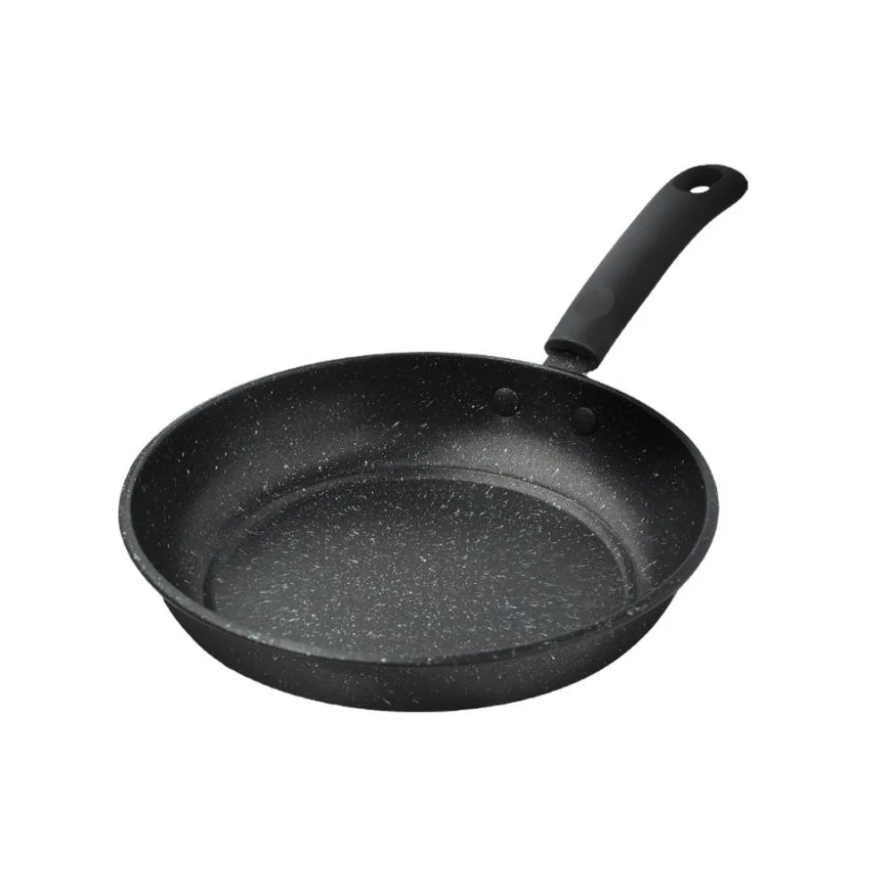 

Round Egg Frying Pan 12/18/26/30cm Heat Resistant Non Stick Cooking Pots with Handle Non Toxic Stone Frying Skillet Breakfast