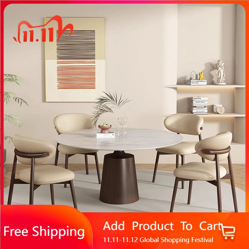 

Винтажные обеденные стулья из цельного дерева, скандинавские роскошные современные дизайнерские обеденные стулья, винтажные модные стулья Muebles De Cocina, мебель для дома