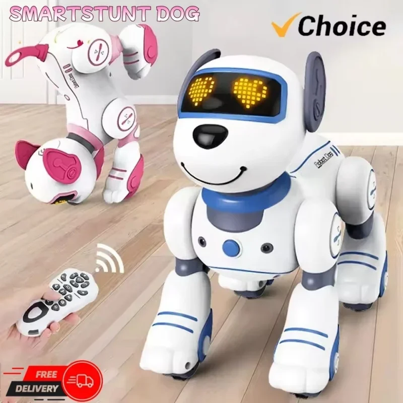 

Intelligent Robot Dog Remote Control Electronic Sing Dance Follow Smart Interactive Stunt Music Toy Programmable Puppy Kid Gift