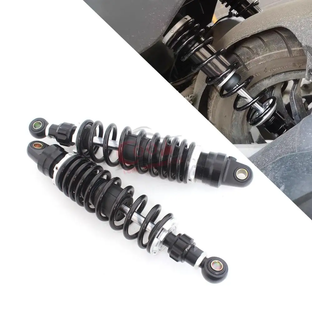 NEW Black 320mm Motorcycle Shock Absorber Rear Suspension Hydraulic Damping For Harley Softail Sportster XL Touring Softail FLHR