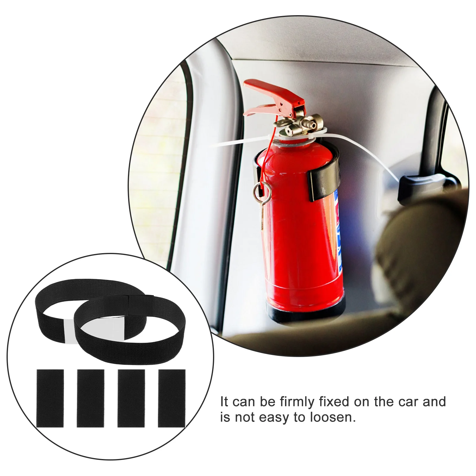 Fire Extinguisher Fixing Strap Boat Car Accessories Interior Seat Gadgets Storage Nylon Essentials