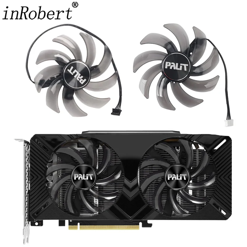 85MM FDC10H12S9-C GTX1660 Video Card Fan For PALiT GeForce GTX 2070 2060 1660 Ti SUPER DUAL Graphics Card Cooling Fan