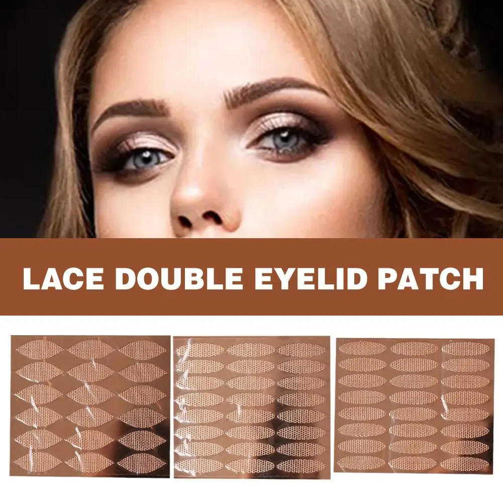 Lace Double Eyelid Tape Sticker, Invisible Breathable Eye Lift Strips, Natural Waterproof Eyelid Stickers for Women