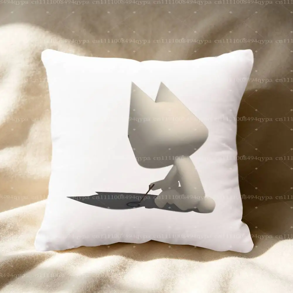 T-Toro Cat Inoue Throw Pillow Cushion Cases Kawaii Decorative Living Room Decor Soft Decorative Pillows
