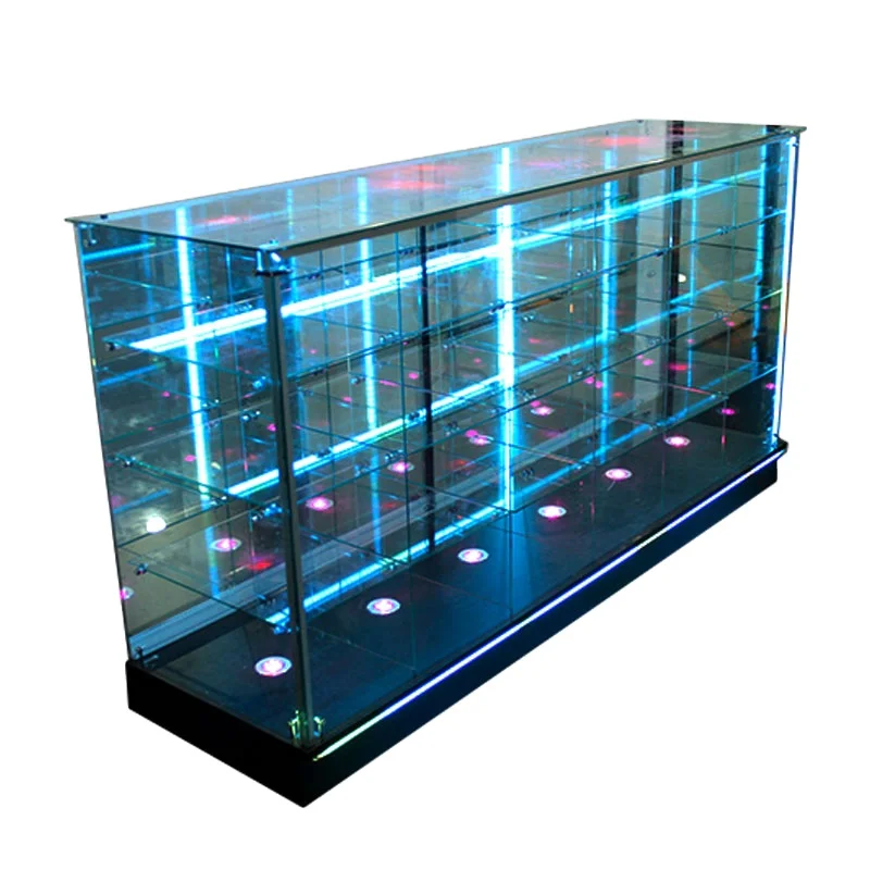 

Custom. technology sense design glass display cabinet store display showcase