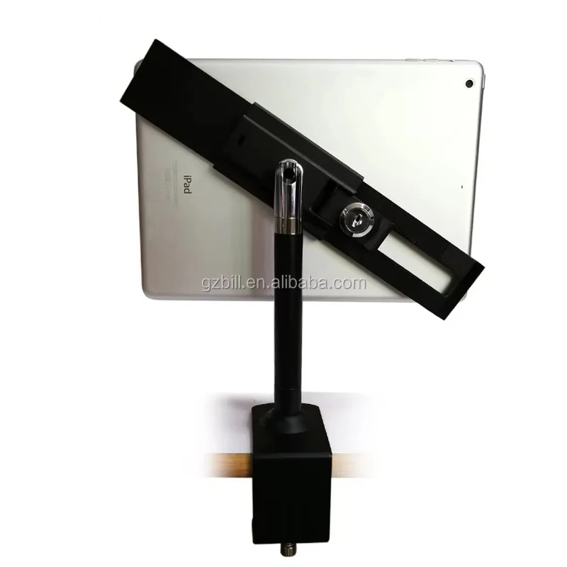 Tabletop Clamp Tablet Lock Holder Universal For 7-13 Inch Restaurant Ordering