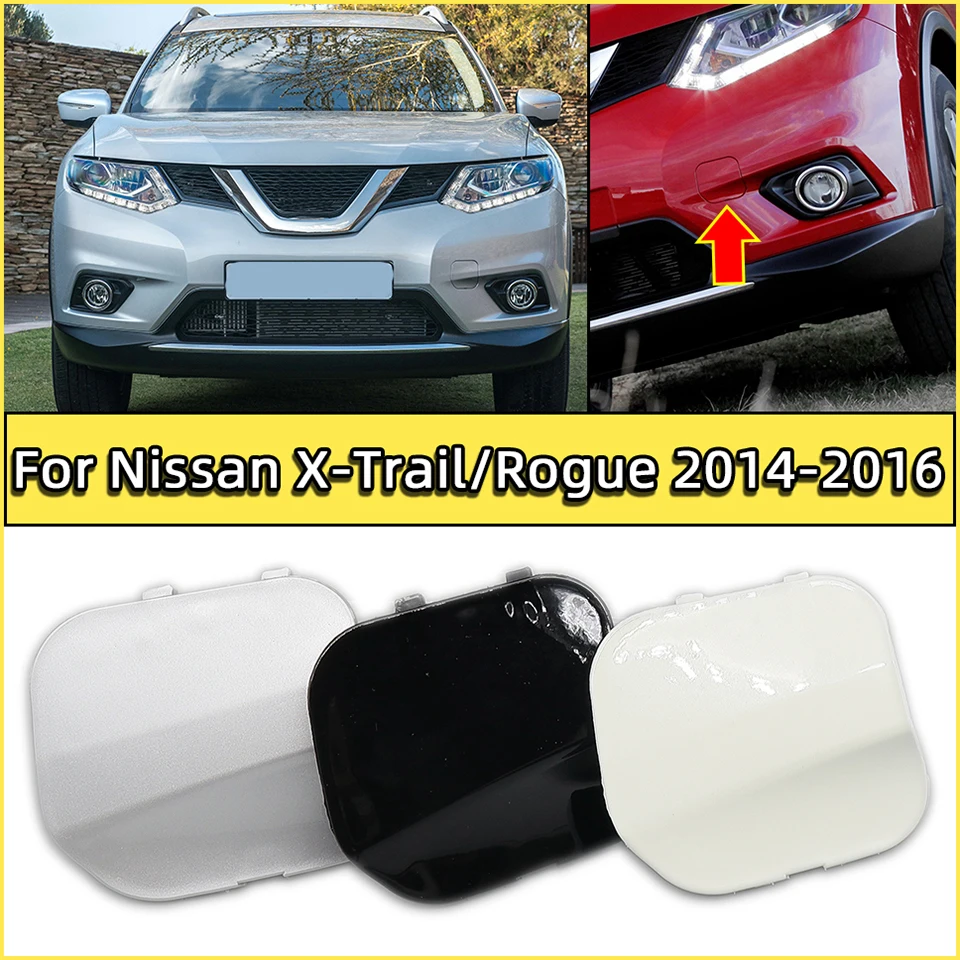 

Для Nissan X-Trail Rogue T32 2014 2015 2016 гг., буксировочный крюк переднего бампера, крышка, декоративная накладка, буксирный крюк, крышка проушины