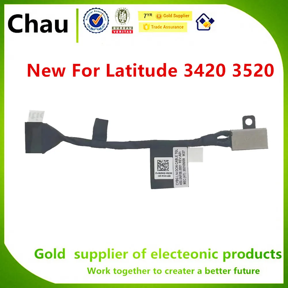 

New For Dell Latitude 3420 3520 Power Connector Charging Port 0HJW4D 450.0NF08.0011