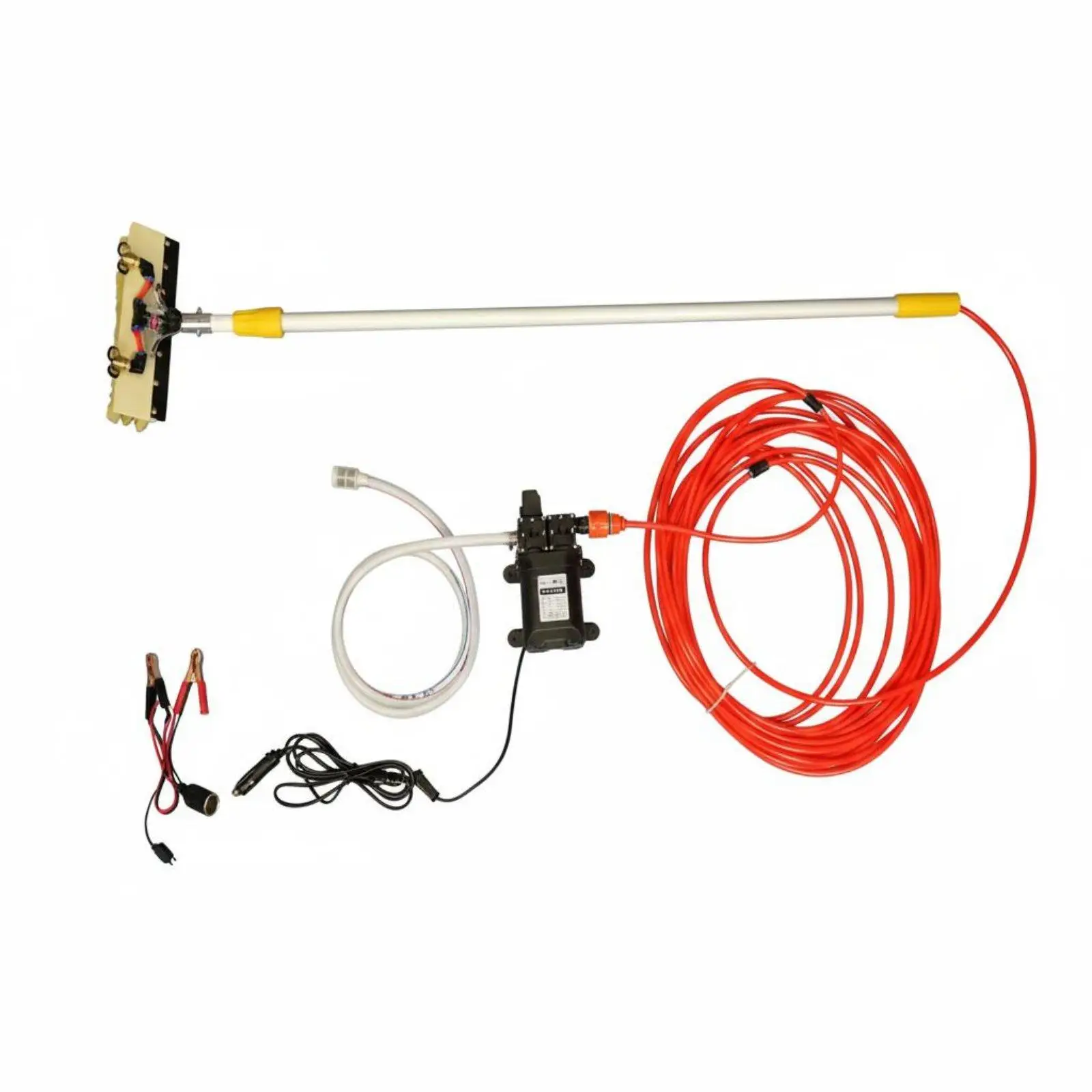 Powered Spray Wash Brush Scratch Soft Bristles High Pressure Cleaning Brush for Bus Owners