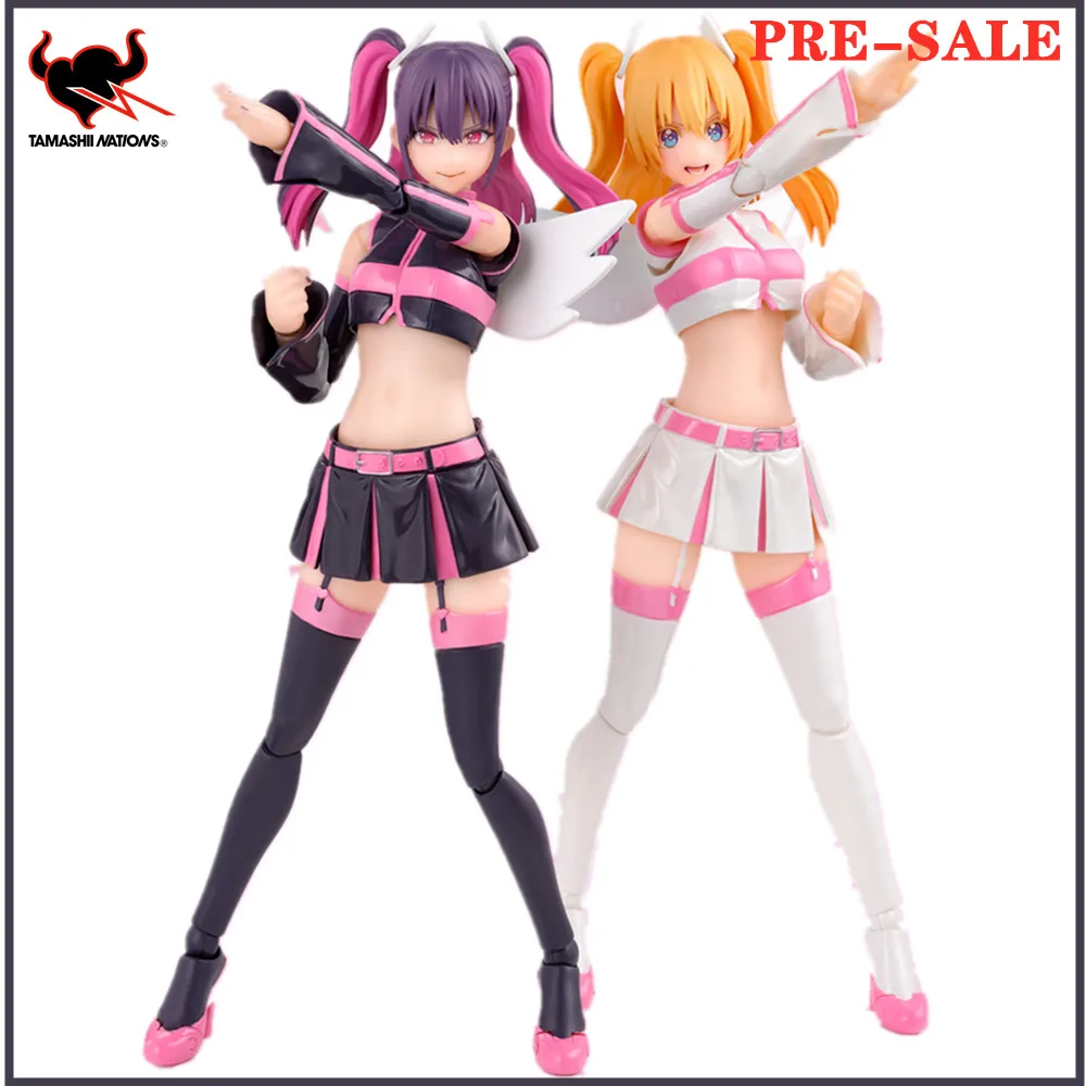 Anime Figure Bandai 2.5 Dimensional Seduction S.H.Figuarts Miriella Angel Airborne Corps Mikari Ririsa PVC Action Figurine Toys