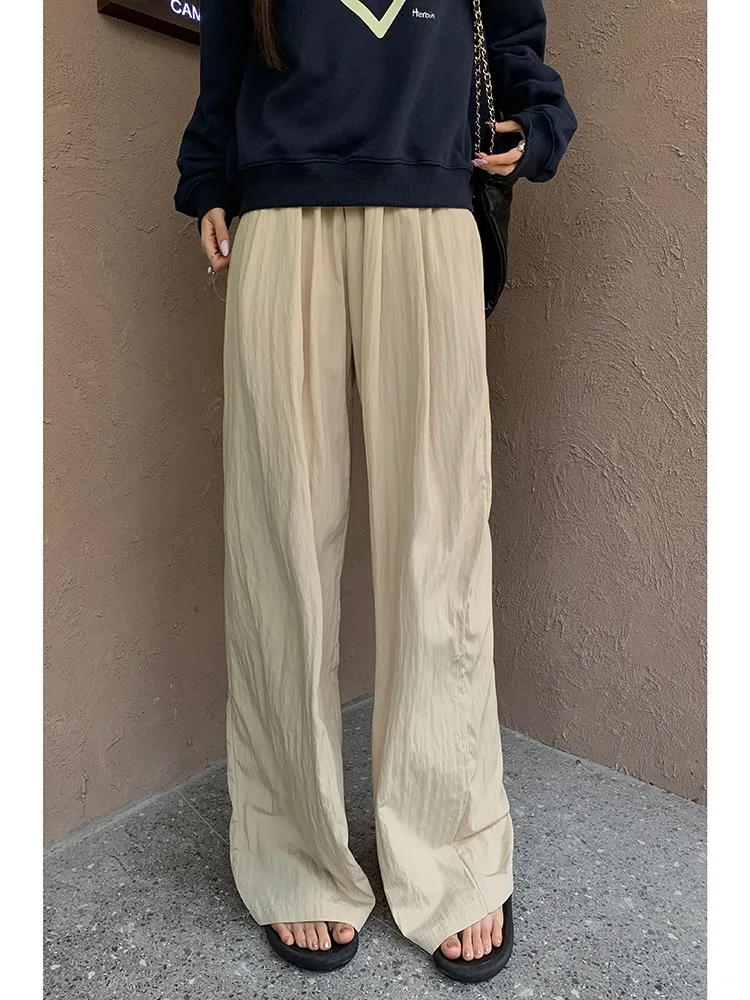 Women Loose Casual Pants High Waisted Wide Leg Pants Cool And Casual Pants For Women In Spring 2024 Sun Protection Pants