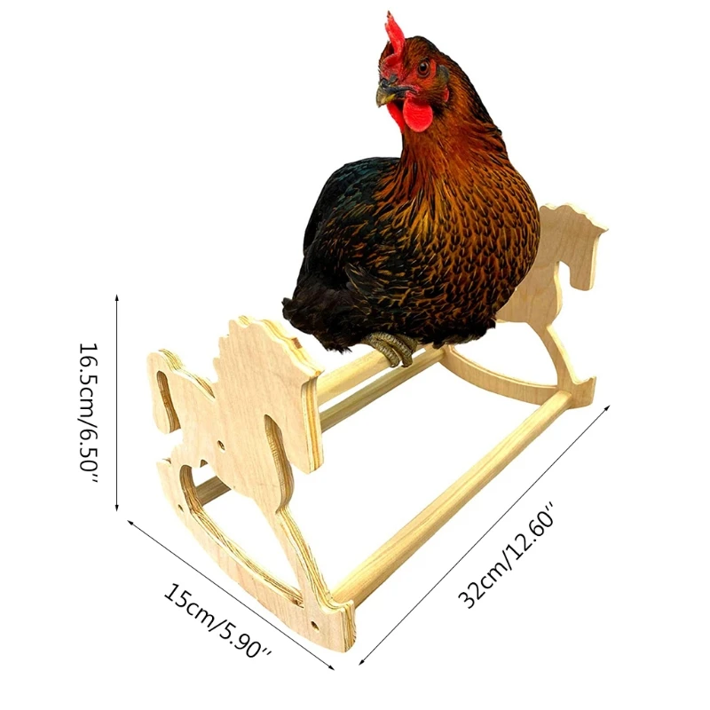 Wooden Chicken Perch Set for Laying Hens Heavy Duty Strong Roosting Bar