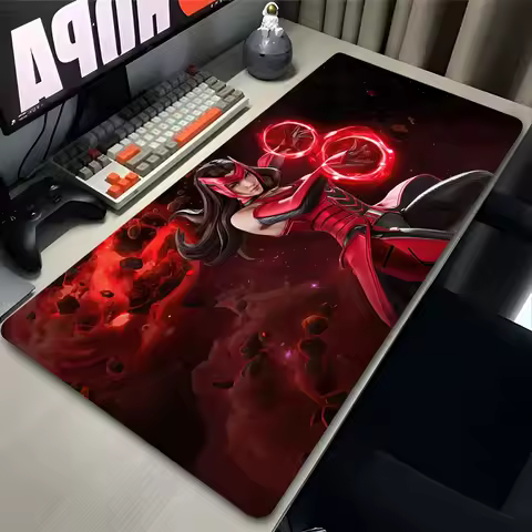 Scarlet Witch Marvel Mouse Pad Gaming Mousepad Laptop Office Desk Accessories Large Computer Gaming Keyboard Mouse Mat Non Slip