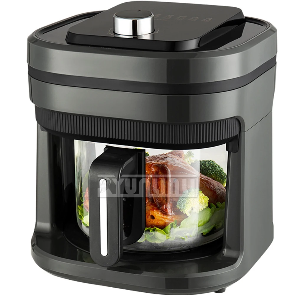 Intelligent Air Fryer Large Capacity Fryer Household Multifunctional Electric Glass Visual Horno Freidora De Aire