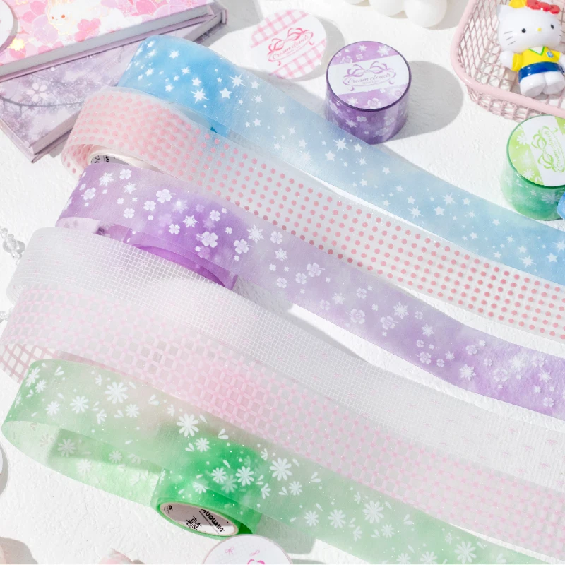 

Журнал GO 3x200 см Kawaii Cream Cloud сверкающая песчаная лента наклейка креативный DIY дневник ручной работы материал для скрапбукинга малярная лента