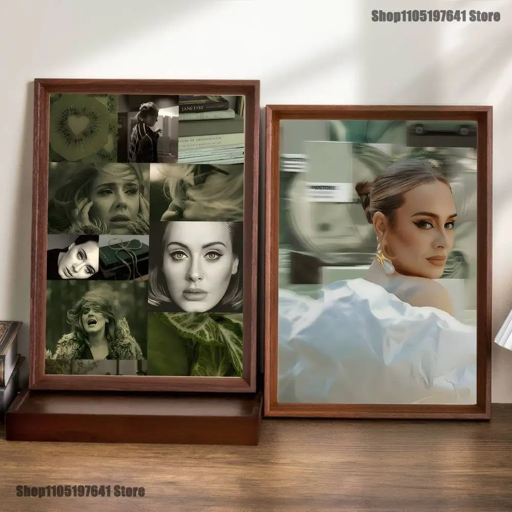 

Singer A-Adele Poster Prints Wall Art Picture Painting Gift Living Room Restaurant Bar Large Dec Sticker