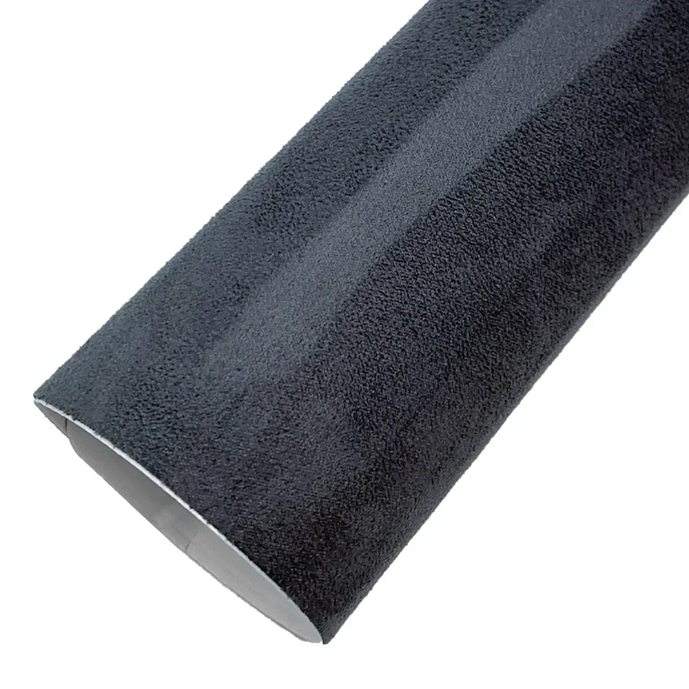 Auto Innen Modifikation Aufkleber Hochwertige Wildleder Stoff Vinyl Auto Selbstklebende Folie Auto Modifikation Tür Panel Werkbank