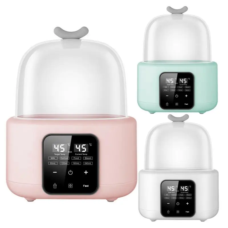 Milk Warmer Smart Accurate Temperature Control Breast Milk Warmer Defrost Baby Bottle Heater Home Food Streamer for New Parents