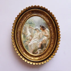 European Wall Hanging Picture Frame Combination Carved Resin Table Photo Album Frame Relief Retro Photo Wall Decorative