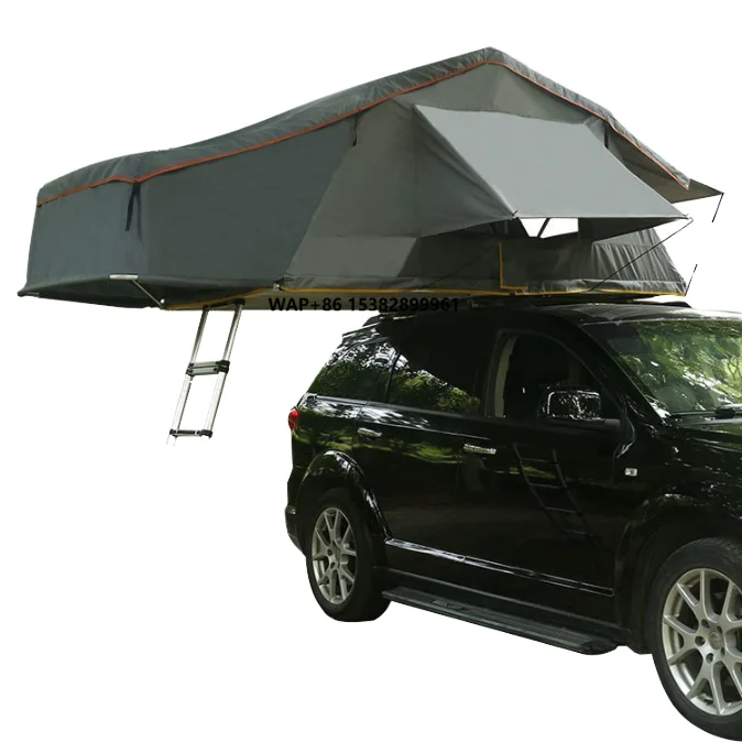 

Автоматическая 4-сезонная легкая палатка на крыше для внедорожника/автомобиля/грузовика, мягкое укрытие на крыше для 2 человек, ткань Оксфорд, защита от солнца