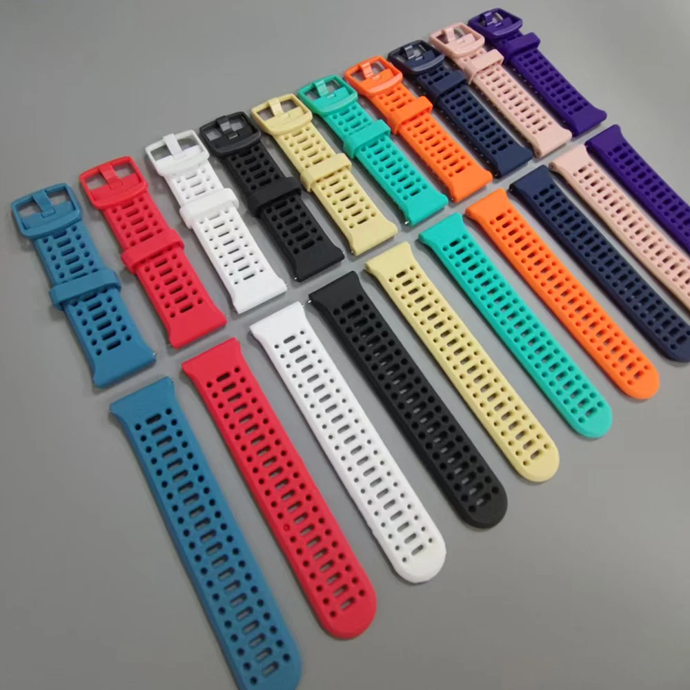 سيليكون 20 مللي متر 22 مللي متر حزام ل كوروس بيس 3 2 لينة سوار رياضي ل كوروس APEX 2 برو APEX برو 46 مللي متر 42 مللي متر تنفس المعصم العصابات