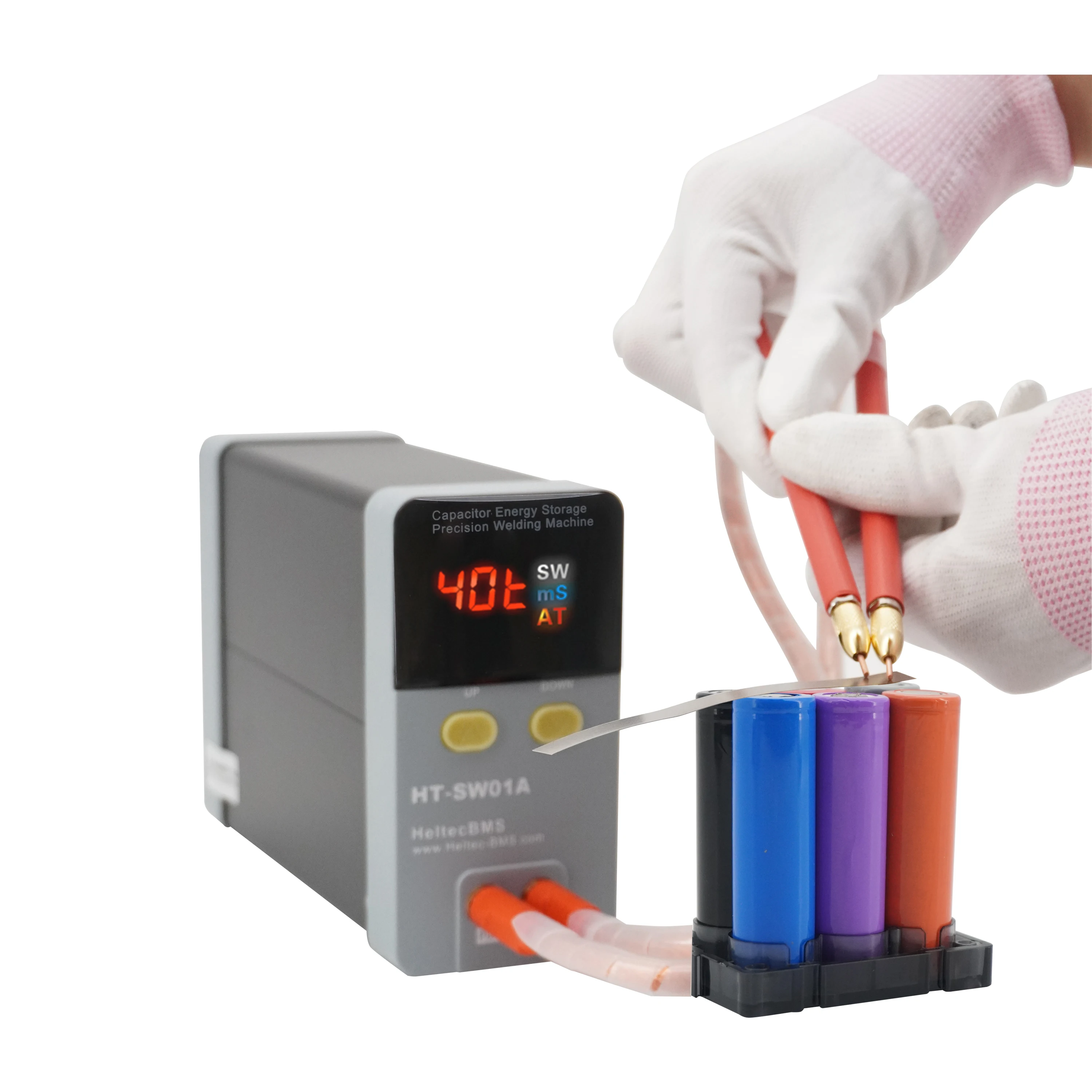 Heltec 11.6KW Welder Handheld Spot Welding Machine with LED Screen for LiFePO4/NCM/18600/21700/Nickel Sheet Electrical Tools