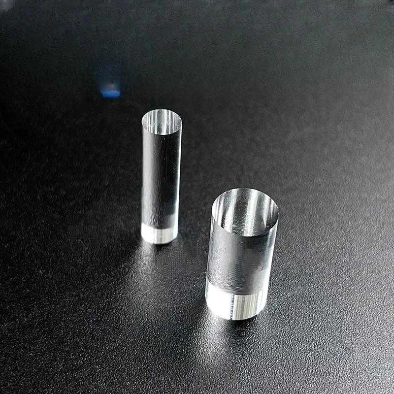 Quartz/K9 Cylindrical Light Guide Rod Diameter 5mm 10mm Optical Glass Column Rod Mirror for Laser Optical System