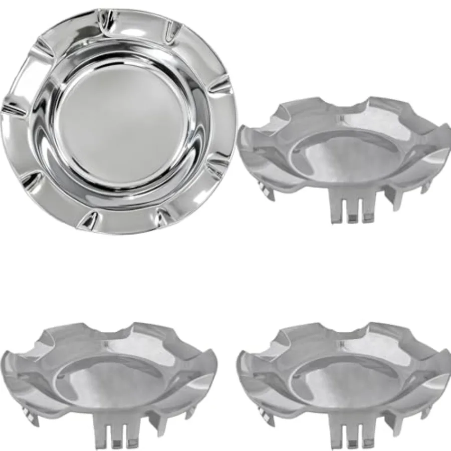 

9595152 4PCS Polished Aluminum Cover Wheel Center Hubcap Cover Compatible with Chevrolet Silverado 2007-2013 fit for Avalanche