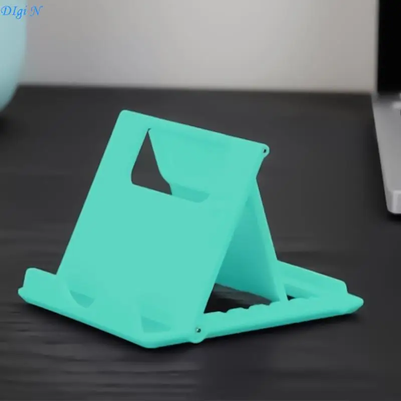 Tabletop Phone Tablet Stand Multiple Adjustable Cellphone Cradles Desk Holder Mount Foldable Stand for Video Live R2LB