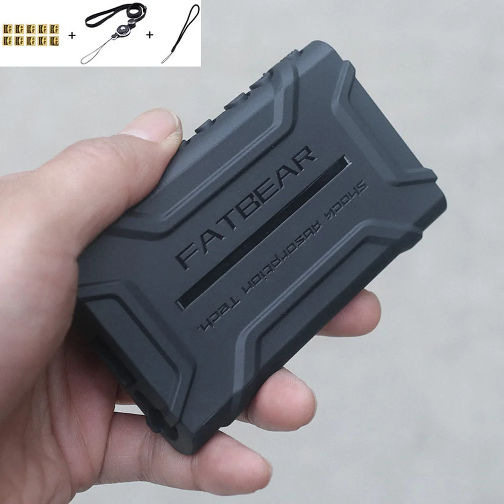 FATBEAR Tactical Military Grade Shockproof Armor Protective Shell Skin Case Cover for Sony Walkman NW-A306 NW-A307 NW-A300 Serie