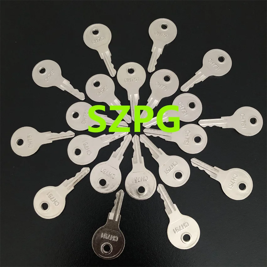 5/10/20PCS Universal Key CH751 Compatible With Multiple Locks RV Campers Doors T-Handles Pickup Shells Tool Boxes