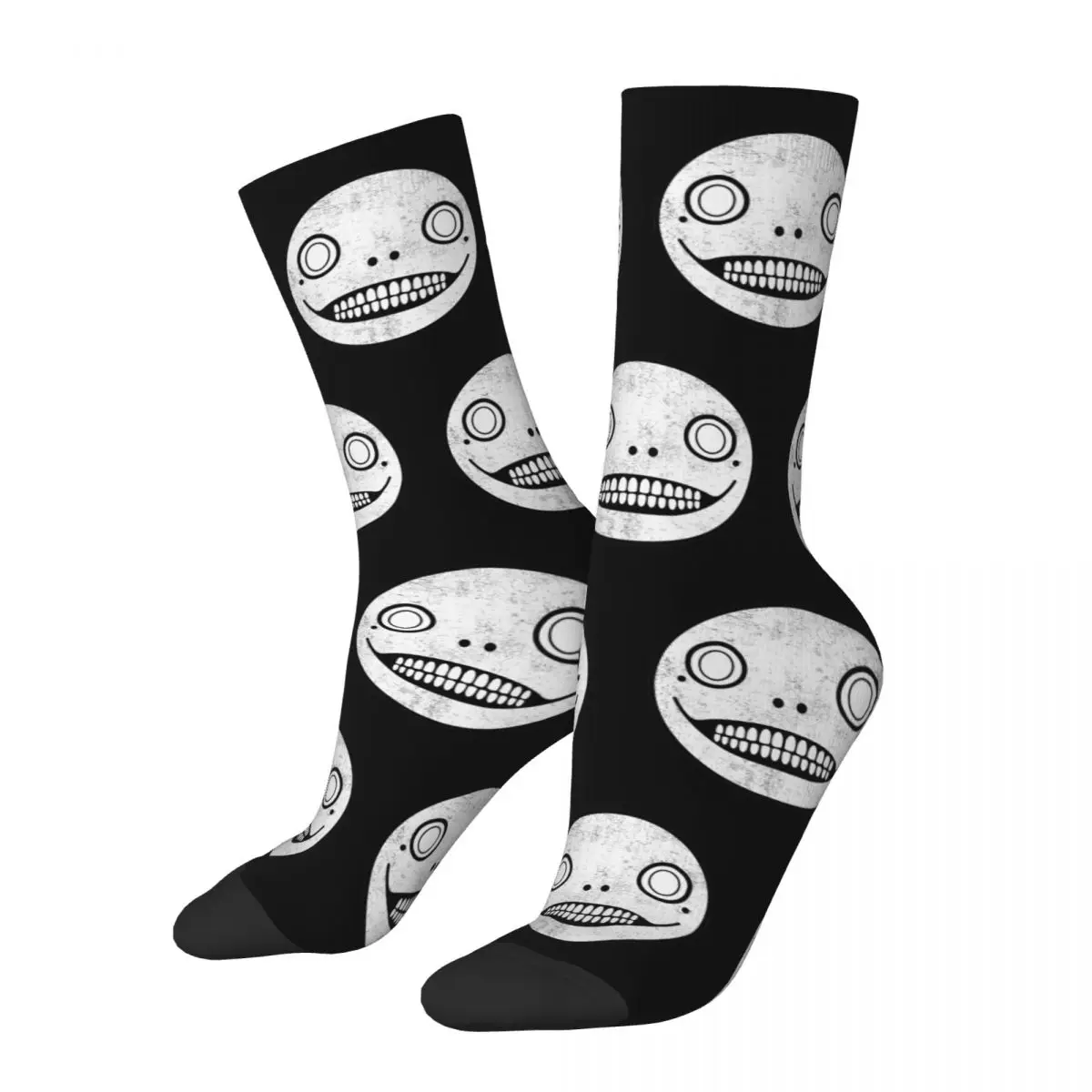 Nier Automata Emil Face Mask Head Game Lover Socks Merch For Men Women Cozy Socks Super Soft Best Gift Idea