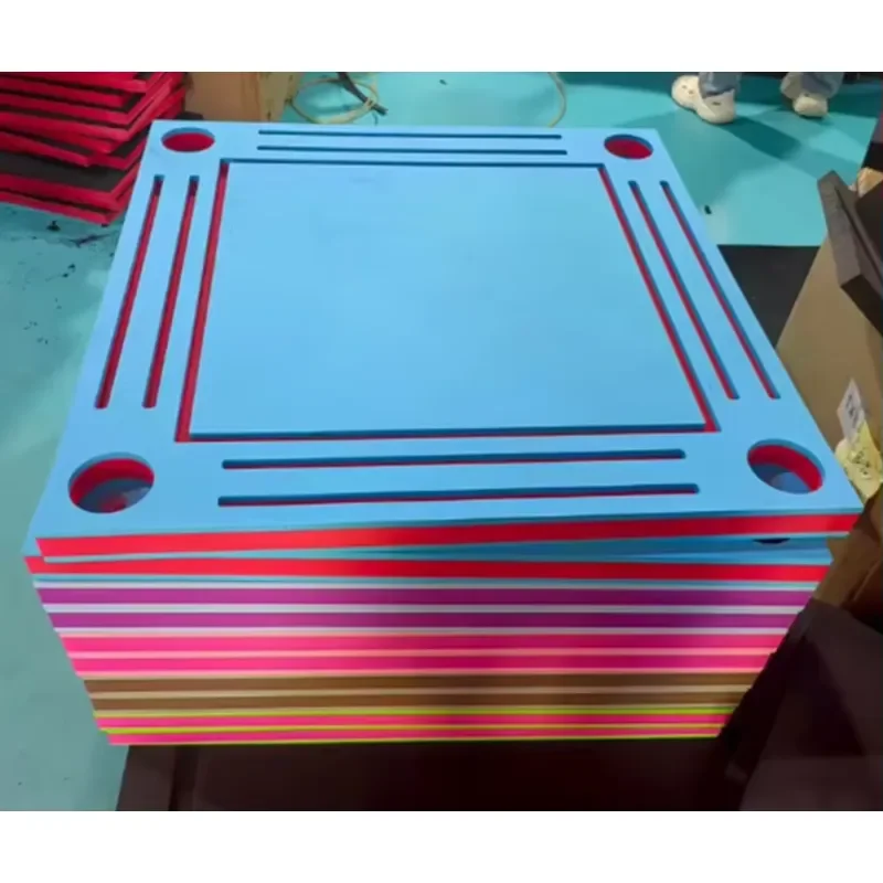 Luxury waterproof summer pool game floating mahjong mat and mahjong tiles integrated portable four-person game table floating